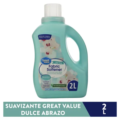 Suavizante Regular Great Value Suav Gv Dulce Abrazo Bt 2000ml