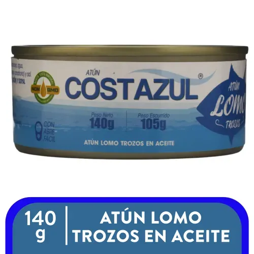 Atun Costazul Trozos Aceite 140g