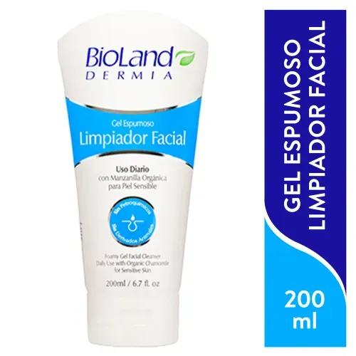 Gel Espumoso Bioland Limpiador Facial - 200 ml