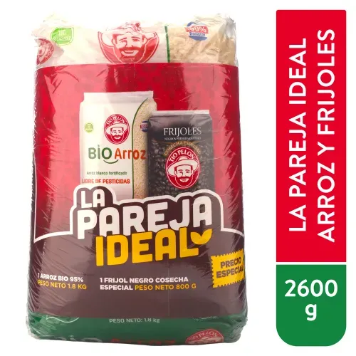 Pareja Ideal Arroz y Frijoles Bio - 2600 g
