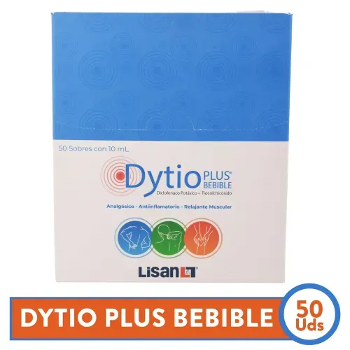 Dolor e Inflamación Lisan Dytio Plus 10 ml x 50 Sob Bebi