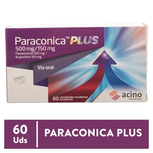 Paraconica Plus 500mg 150mg x 60 Tabs