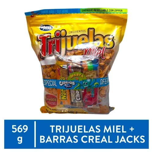 Trijuela Ziploc Mas 3p Barra Cer 569 g