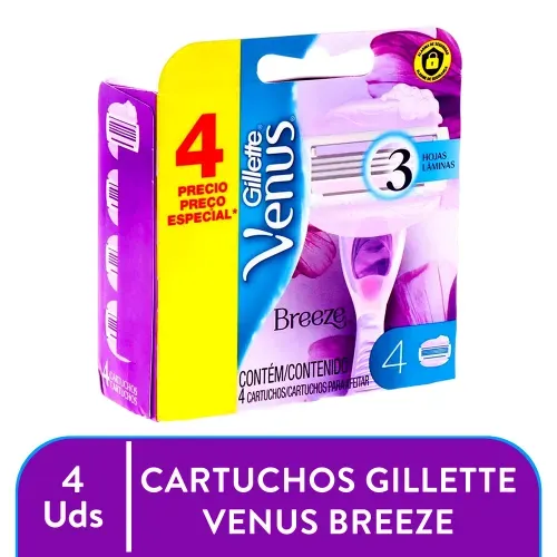 Venus Ultra Comfort Breeze Cart 4ct Eea