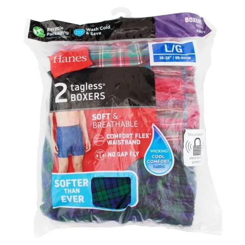 P2 Boxer Hanes Cab Surtido L