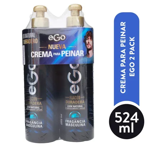 2pack Crema Para Peinar Ego 524ml