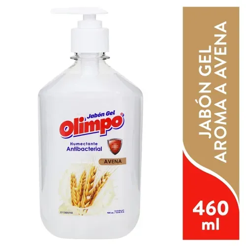 Jabon Gel Olimpo Humectante antibacterial  Avena - 460 ml