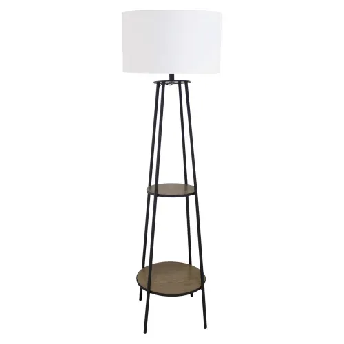 Ht Lampara Para Piso Con Estantes 157cm