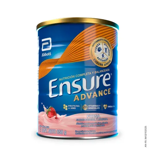 Complemento Ensure Advance fresa - 850 g