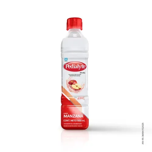 Rehidratante Pedialyte sabor manzana 60 mEq - 500 ml