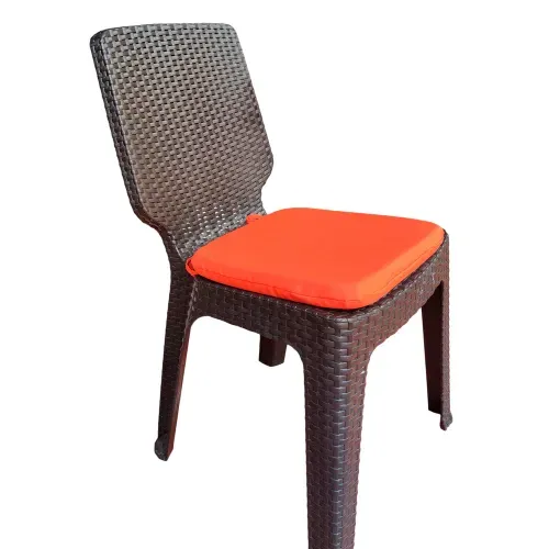 Cojin Para Silla Naranja Sencilla 1u