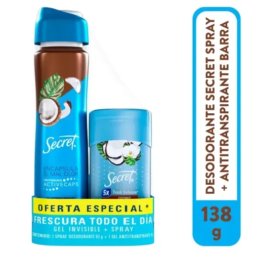 2pack Secret Spary Barra