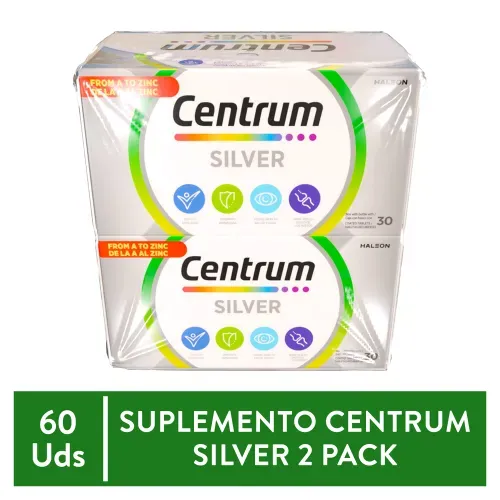 Vitamina Centrum Silver 2 pack - 60 uds