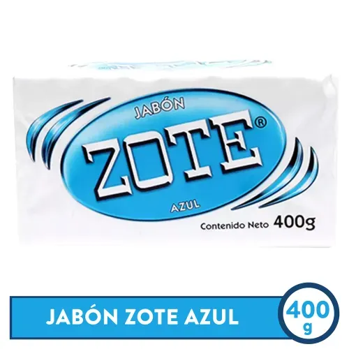 Jabon Zote Barra Azul 400gr