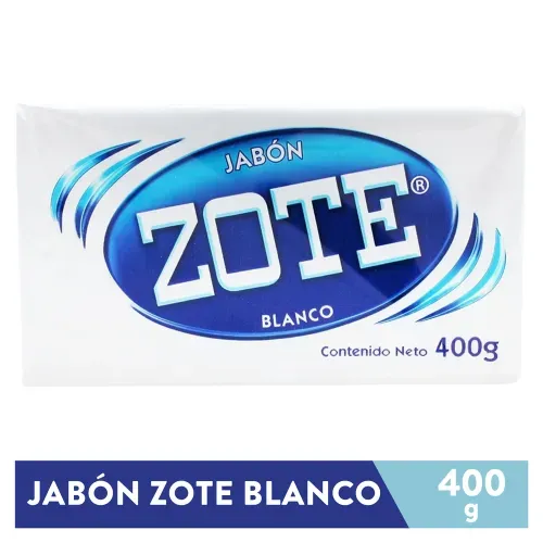Jabon Zote Barra Bco 400gr