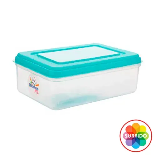 Recipiente organizador Kitchen pro con tapa color morado - ud