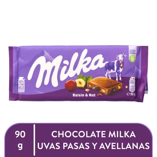 Chocolate Milka Pasas 90g