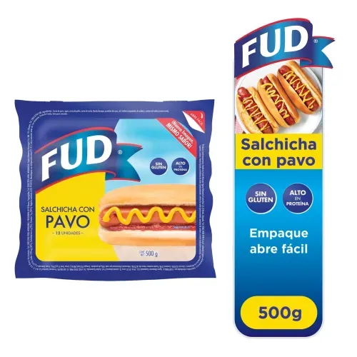 Salchicha Fud con pavo - 500 g