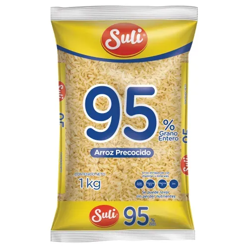 Arroz Suli Precocido 95% Grano Entero - 1 kg