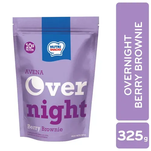 Avena Nutrisnacks Overnight Berry Brownie - 325 g