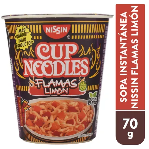 Nissin Cup Noodles Flamas Limon 70g