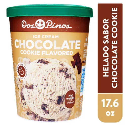 Helado Dos Pinos chocolate galleta - 499 g