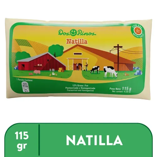 Natilla Dos Pinos La Ganja Con Sal - 115g