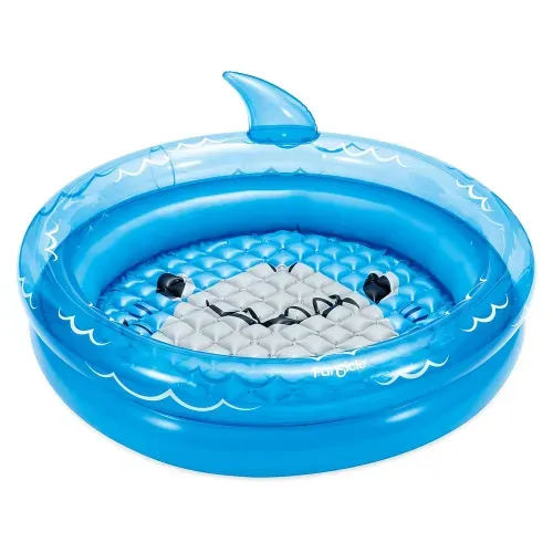 Piscina Funsicle Inflable con capacidad de 177 L tiburón – 262X175X51 cm