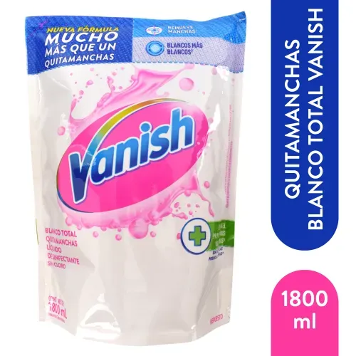 Quitamanchas Vanish Liquid Blanco 1800ml