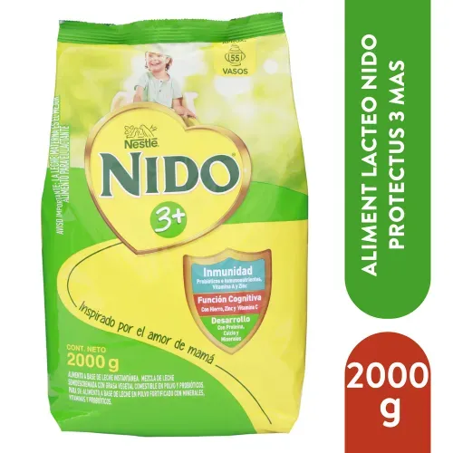 Aliment Lacteo Nido Protectus 3 Mas 2 kg