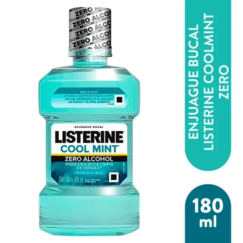 Enjuague Listerine Coolmint Zero -180ml