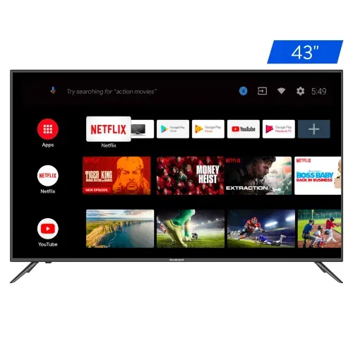 Pantalla Durabrand Led Smart Tv 4K 43 pulgadas