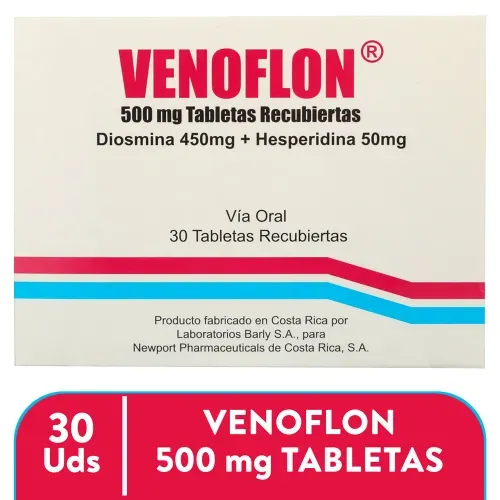 Venoflon 500 mg caja 30 comprimidos - Precio indicado por caja