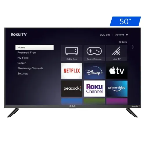 Pantalla RCA LED Smart Roku UHD 4K 50 Pulgadas