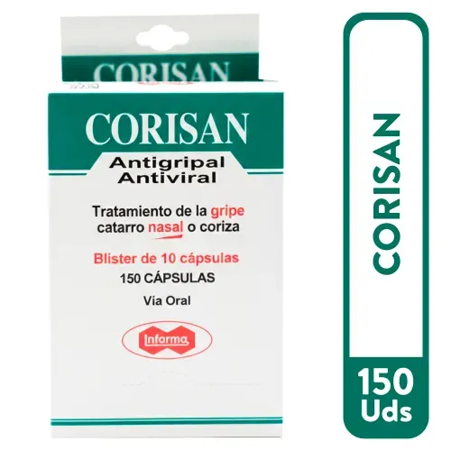 Corisan caja 150 cápsulas - Precio indicado por cápsula