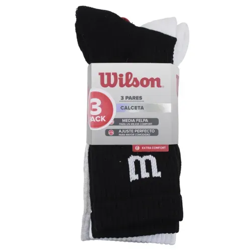 Pack 3 Calceta Wilson Caballero Multicolor Afelpada Modelo:B5849