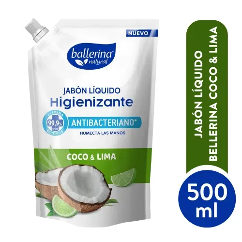 Jabon Ball Antibac Coco Lima Dp 750ml