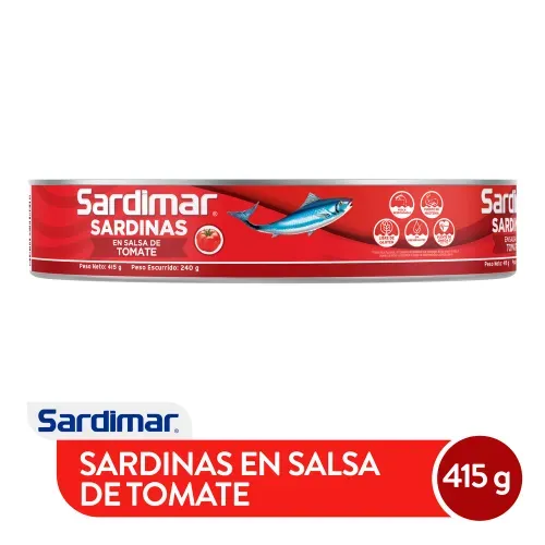 Sardina Sardimar Ovalada Salsa De Tomate - 415 g