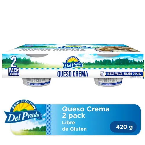 Queso Crema del Prado familiar 2 pack - 420 g