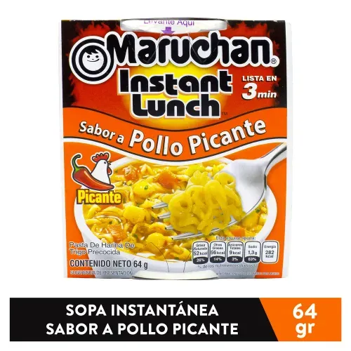 Sopa Maruchan Instantánea Pollo Picante - 64 g