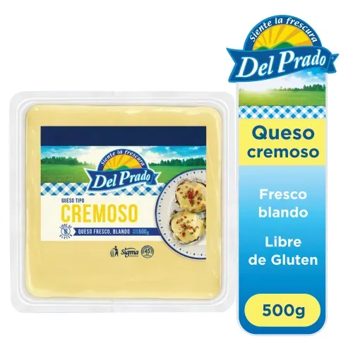 Queso blando Del Prado tipo cremoso - 500 g