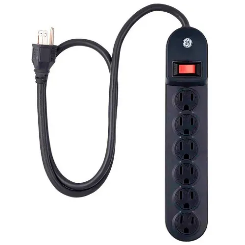 Regleta GE Power Strip 6 Tomas corrientes 3 Pies 56223- unidad