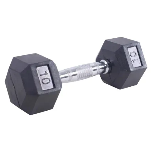 Mancuerna Athletic Works de hule  - 10 lb