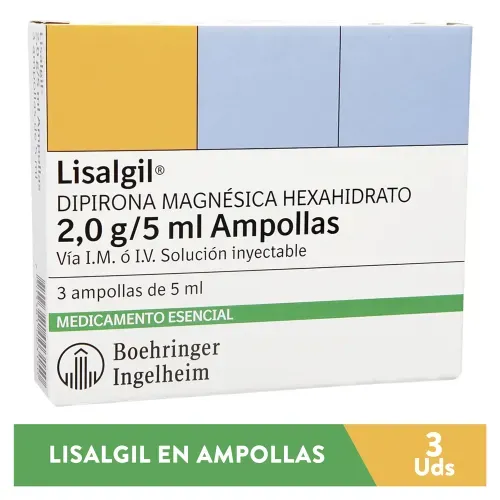 Lisalgil 5Ml X3 Amp