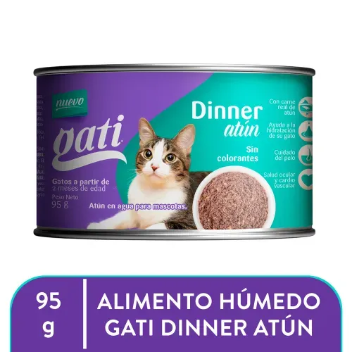Alimento Húmedo  Gati Para Gato Atún - 95 g