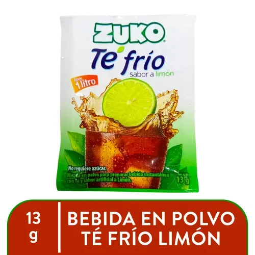 Bebida en polvo Zuko Té Frio Limón - 13 g