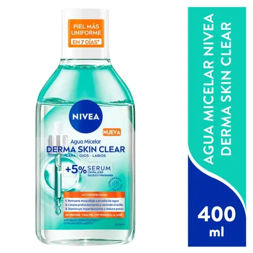 Agua micelar Nivea Derma Skin - 400 ml