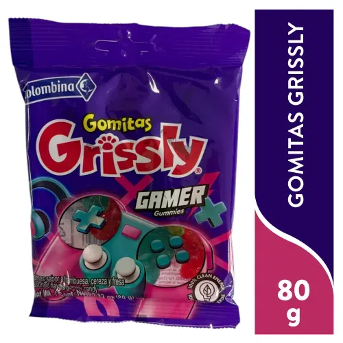 Gomita Colombina grissly gamer - 80 g