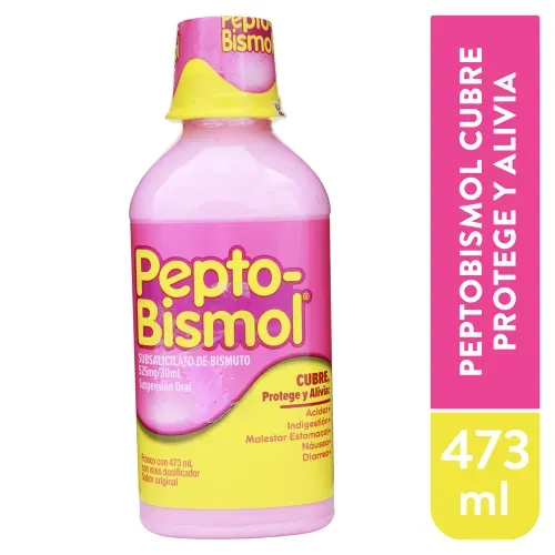 Suspensión Pepto Bismol Sabor Original - 473 ml