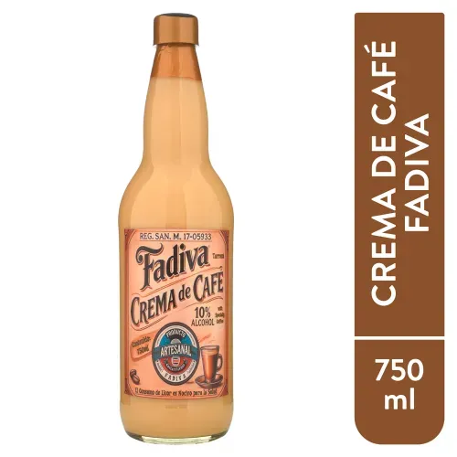 Crema de Café Fadiva Tarrazú con Licor - 750 ml